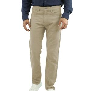 Jachs NY Men's Tan Straight Fit Pants 32x34